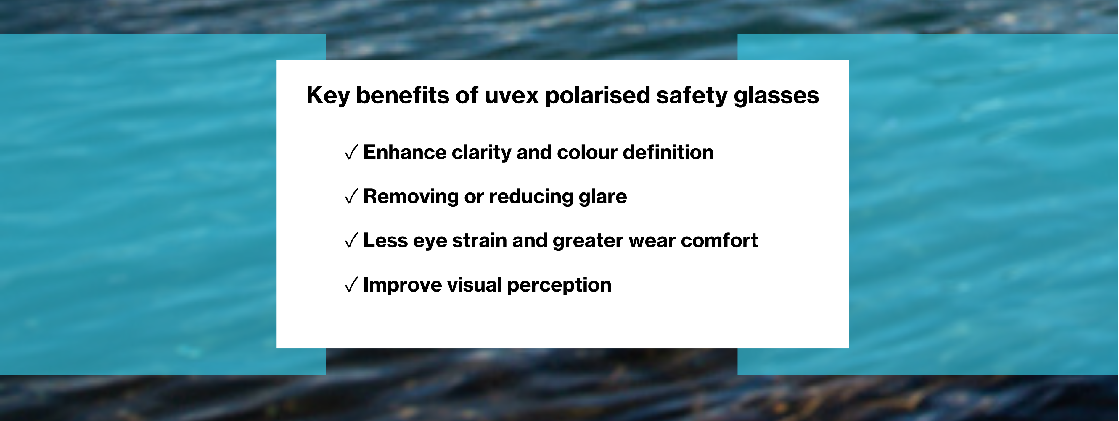benefits polarised safety glasses