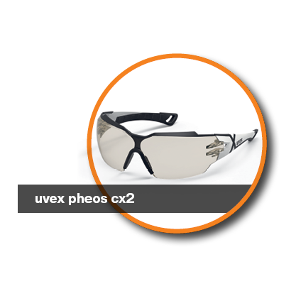 Safety glasses for mining 